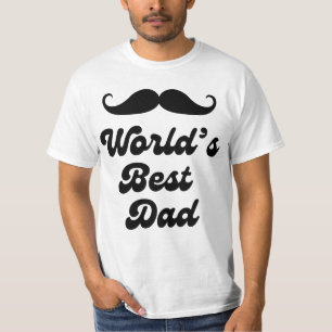 Världens bästa pappa, snyggt fars dag rolig t shirt