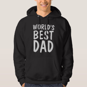 VÄRLDENS BÄSTA PAPPA, Svart T-tröjor & lik Hoodie