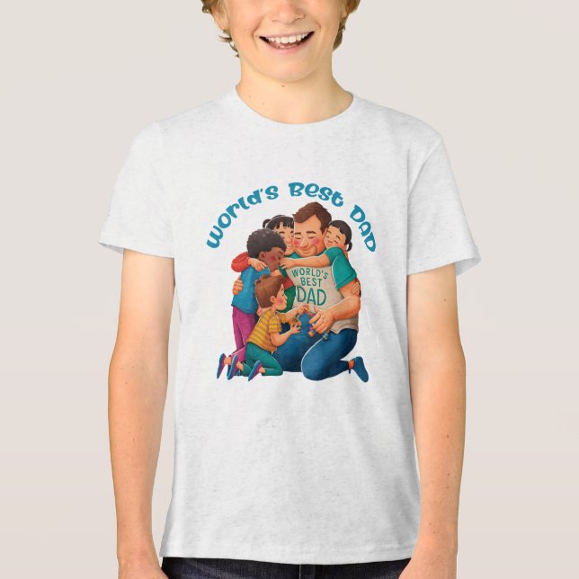 Världens bästa Pappa T Shirt (Framsida)