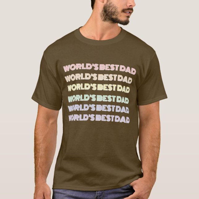 Världens bästa pappa t-shirt  (Framsida)