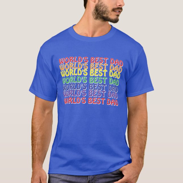 Världens bästa pappa t-shirt  (Framsida)