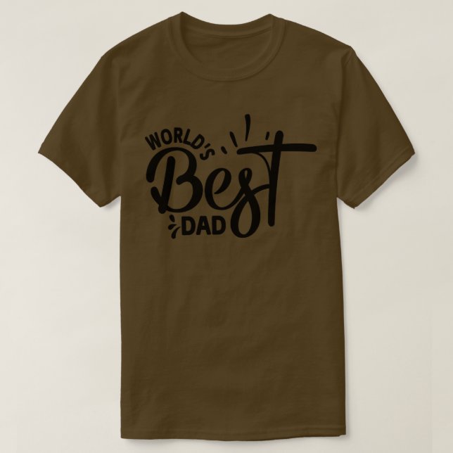 Världens bästa Pappa T Shirt (Design framsida)