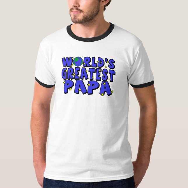 Världens Bästa Pappa T-shirt (Framsida)