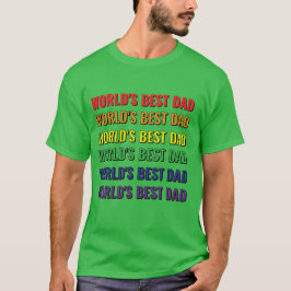 Världens bästa pappa t-shirt