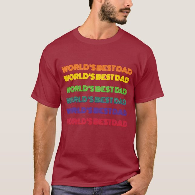 Världens bästa Pappa T-Shirt (Framsida)