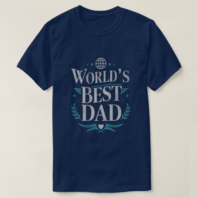 Världens bästa Pappa T Shirt (Design framsida)