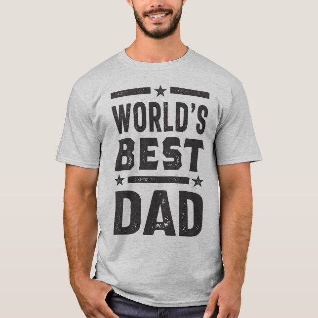 Världens bästa Pappa T Shirt (Framsida)