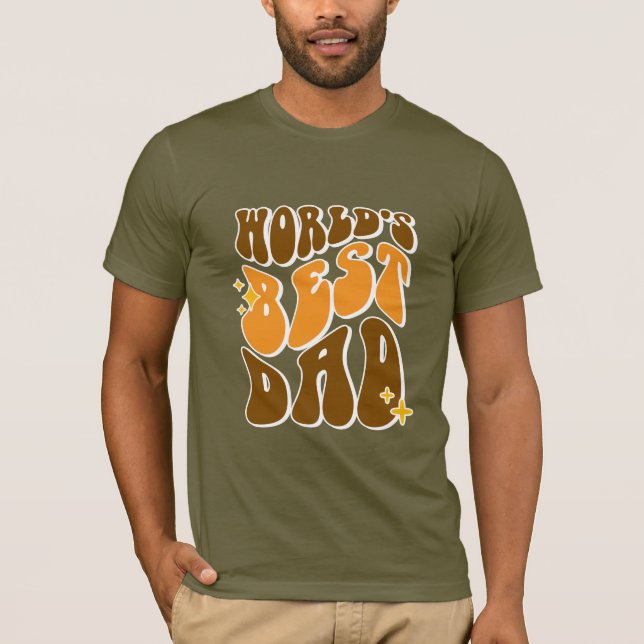 Världens Bästa Pappa  T Shirt (Framsida)