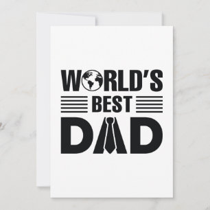 Världens bästa Pappa Tack Kort