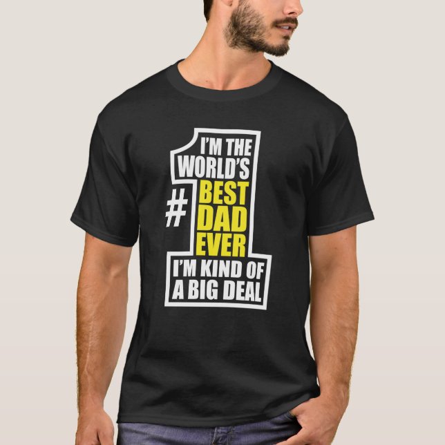 Världens bästa Pappa Tee Shirt (Framsida)