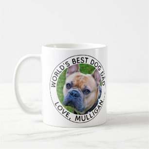 Världens bästa Pappa-Trendig Pet Photo Kaffemugg