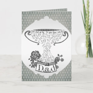 Världens bästa pappa-trofétextdesign kort