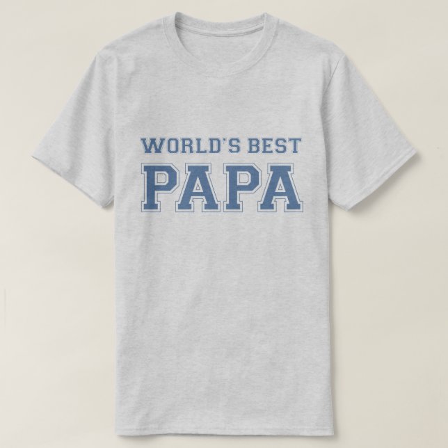 Världens bästa Pappa Tröja (Design framsida)