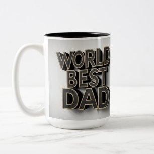 Världens bästa pappa Två-Tonad mugg
