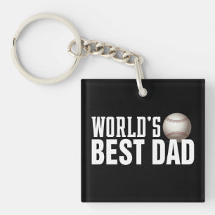 Världens bästa Pappa-typografi-basket Nyckelkedj