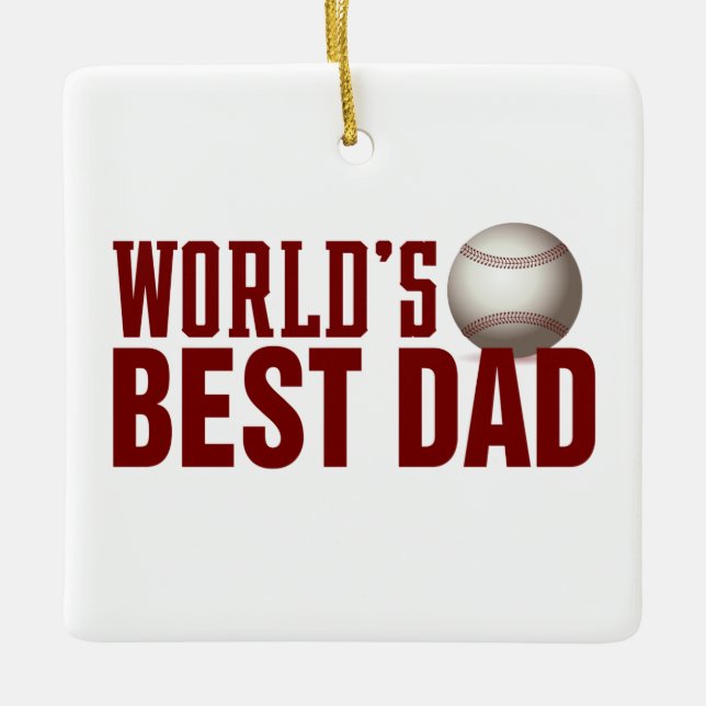Världens bästa Pappa-typografi-basket | Ornament (Framsida)