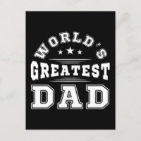 Världens Bästa Pappa Typografi Fars Dag Present