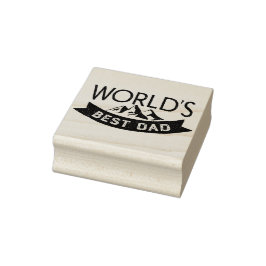 Världens bästa Pappa-typografi Fars dag Stämpel