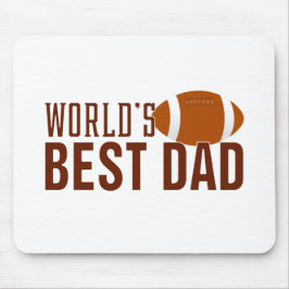 Världens bästa Pappa-typografi-fotboll | Musmatta