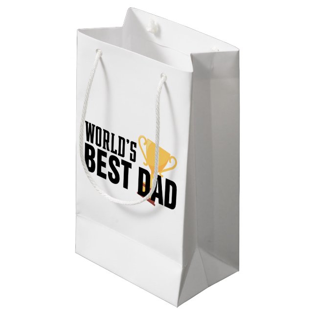 Världens bästa Pappa-typografi | Gift Bag (Framsidan Vinklad)