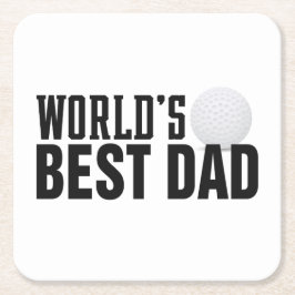 Världens bästa Pappa-typografi Golf | UNDERLÄGG