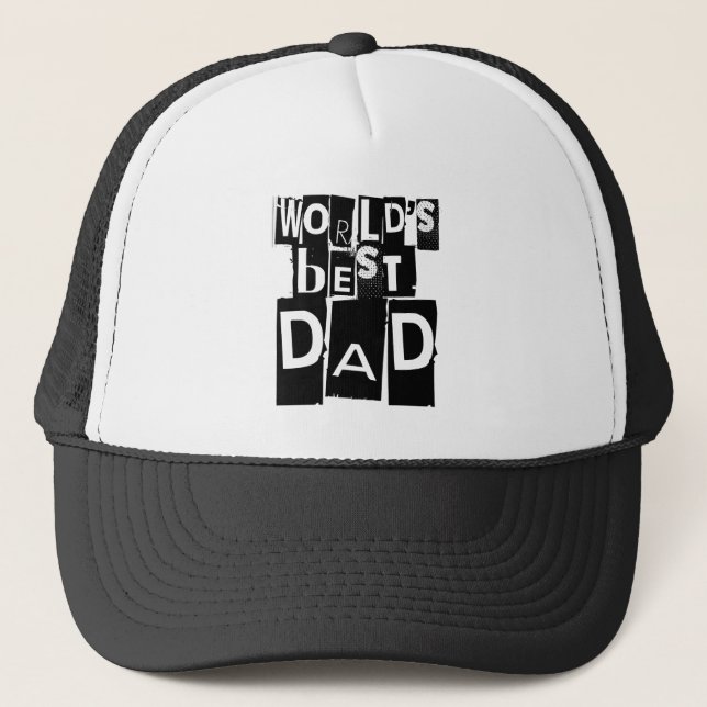 Världens bästa Pappa-typografi Keps (Framsida)