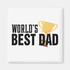 Världens bästa Pappa-typografi | Magnet