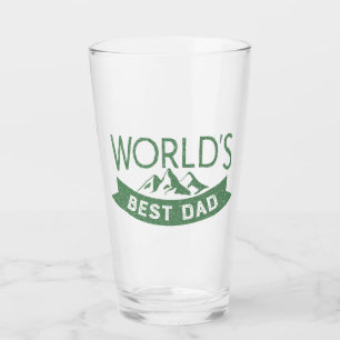 Världens bästa Pappa-typografi, modern klassisk Glaskopp