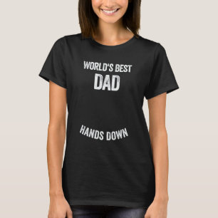 Världens bästa pappa utan tvekan gör ett handavtry t shirt