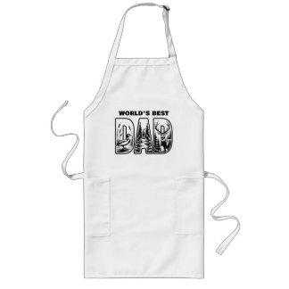 Världens bästa pappa Utomhus Ikon Grillas Apron Långt Förkläde