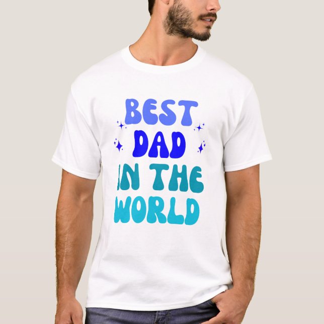 Världens bästa Pappa - Världsmästare T Shirt (Framsida)