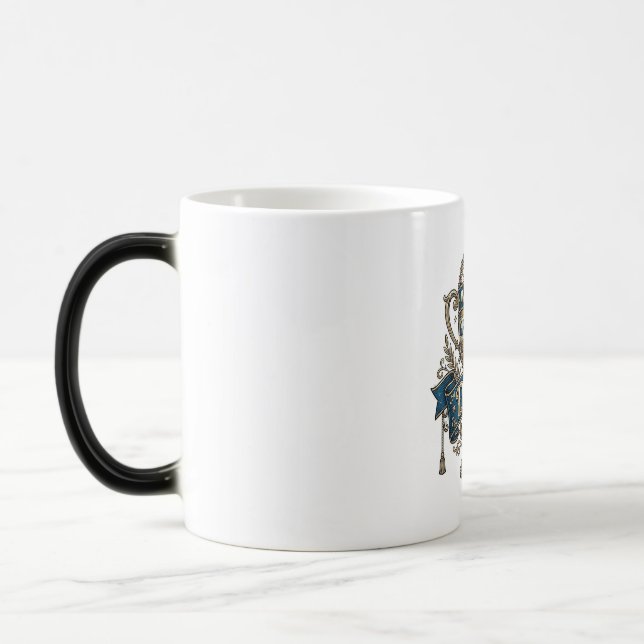 Världens Bästa Pappas Trofé Utmärkelse Design Magisk Mugg (Vänster)
