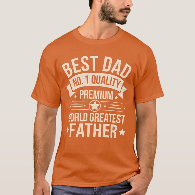 Världens Bästa Pappas vänner T Shirt (Framsida)