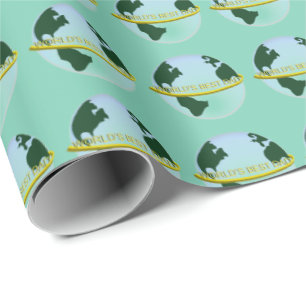 Världens bästa Papper för omslagning av Pappa Presentpapper