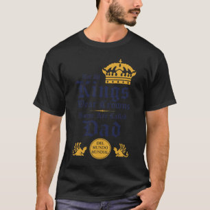Världens bästa pappkungakrona fars dag t shirt
