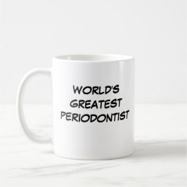 "Världens bästa parodontolog"-mugg Kaffemugg