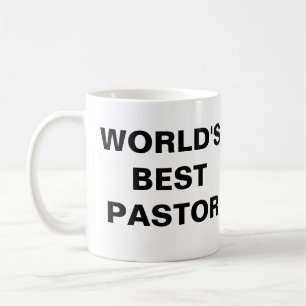 Världens bästa pastor kaffemugg
