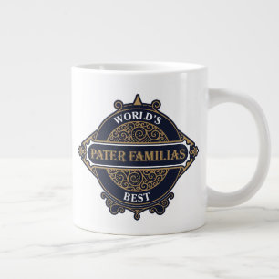 Världens bästa Pater Familias (Far i familjen) Jumbo Mugg