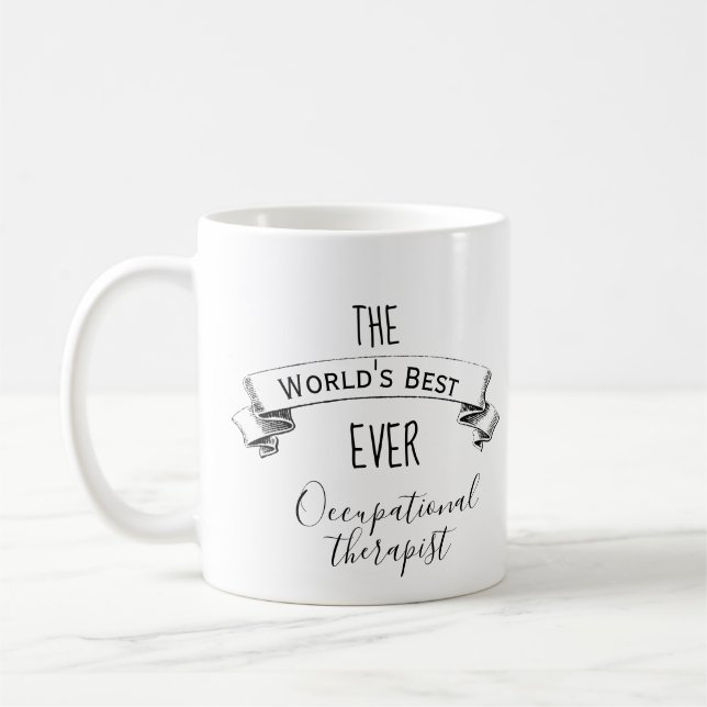 Världens bästa Personlig Yrkesterapeut Kaffemugg (Vänster)
