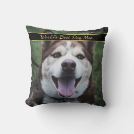 Världens bästa Pet-foto i Hund Kudde