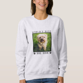 Världens bästa Pet-foto i Hund Tass avtryck Mamma T Shirt