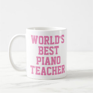 Världens bästa Piano-lärargåva från Mugg