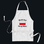 Världens bästa Pierogi Maker-Vuxen Apron Förkläde<br><div class="desc">Världens bästa Pierogi Maker</div>