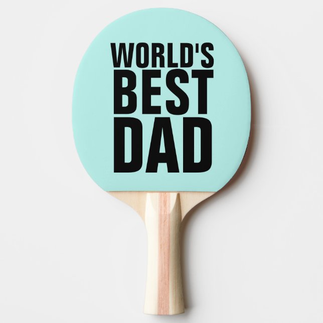 VÄRLDENS BÄSTA PING PONG PADDLE PAPPA PINGISRACKET (Framsidan)