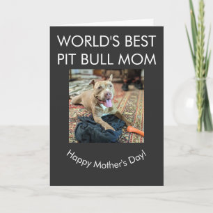 Världens bästa Pit Bull-mamma Kort
