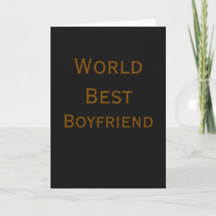 Världens bästa pojkvän make man valentine dag m kort