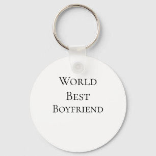 Världens bästa pojkvän make man valentine's day m nyckelring