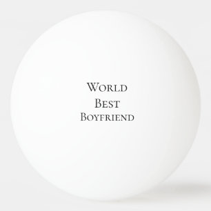 Världens bästa pojkvän make man valentine's day m pingisboll