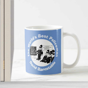 Världens bästa polis. kaffemugg