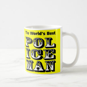 Världens bästa polis kaffemugg